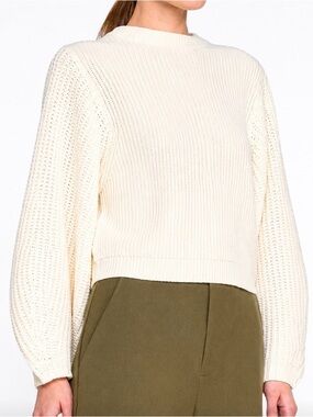 Staud Aura Ribbed Sweater NEW NWT